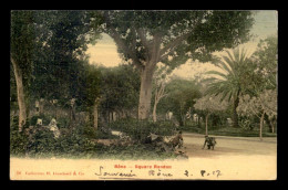 ALGERIE - BONE - SQUARE RANDON - CARTE TOILEE ET COLORISEE - Annaba (Bône)