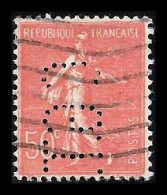 1 04	21	05	N°	199	Perforé	-	CGT 149	-	Cie GENERALE TRANSATLANTIQUE - Used Stamps