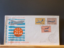 104/862    FDC   NED. ANTILLEN - Airplanes