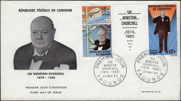 Cameroun 1965 Y&T PA 67A. Mort De Sir Wiston Churchill, Prix Nobel De Littérature - Sir Winston Churchill