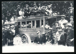 CPSM / CPM 10.5 X 15 Espagne (339) GALARDU Les 1er Autobus Amènent Les Touristes Français Depuis Marignac (Hte Garonne) - Burgos