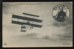 AVIATION - LEGAGNEUX SUR BIPLAN FARMAN - ....-1914: Précurseurs