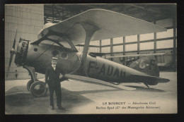 AVIATION - AVION BERLINE SPAD (CIE DES MESSAGERIES AERIENNES) -  AERODROME CIVIL DU BOURGET - 1919-1938: Interbellum