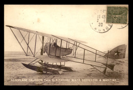 AVIATION - AEROPLANE CAUDRON TYPE G3 "HYDRO-MIXTE TERRESTRE ET MARITIME" - 1919-1938: Interbellum