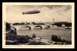 AVIATION - DIRIGEABLE  - CROISIERE DU  "GRAF ZEPPELIN" - PASSAGE A VALENCE EN AOUT 1934 - Airships