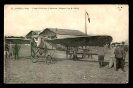 AVIATION - AVORD (CHER) - CENTRE MILITAIRE D'AVIATION - DEPART D'UN BI-PLACE - ....-1914: Precursors