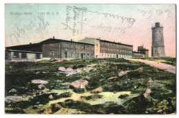 Relief-AK Brocken, Gipfel Mit Aussichtsturm Und Hotel  - Other & Unclassified