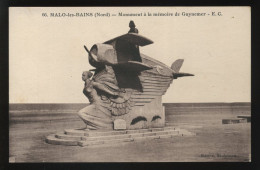 AVIATION - MALO-LES-BAINS (NORD) - MONUMENT A LA MEMOIRE DE GUYNEMER - Piloten