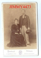 CARTE CDV - Portrait D'un Couple à Identifier - Taille 108 X 165 - Edit. G. Pénabert Phot. - Anciennes (Av. 1900)