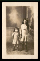 CARTE PHOTO - FILLETTES - Photographie