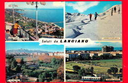 ITALIA - Abruzzo - Cartolina Viaggiata 1969 - Lanciano (Chieti) - Vedute - S. Vito - Ippodromo - Maiella - Villa Rose - Andere & Zonder Classificatie