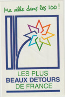 LD 61 : Autocollant : Ma Ville  Dans Les  100 Plus Beaux  Détour De  France - Aufkleber