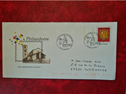 LETTRE/CARTE 2011 LETTRE ENTIER ASSEMBLEA GENERAL DE PHILANDORE ARINSAL VALLNORD - Other & Unclassified