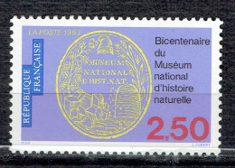 Bicentenaire Du Muséum National D'Histoire Naturelle - Unused Stamps
