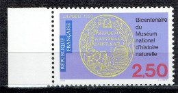 Bicentenaire Du Muséum National D'Histoire Naturelle - Unused Stamps