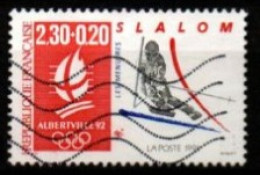 FRANCE    -  1991 . Y&T N° 2676 Oblitéré.   JO D'hiver D' Albertville  /  Ski  /  Slalom - Used Stamps