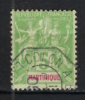 FRANCE Martinique Ca. 1905: TB Obl. CAD Oct. "COLON A BORDEAUX" Sur Y&T 44 - Gebruikt