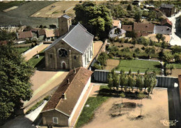 CPSM Grand Format MONT SAINT MARTIN  Vieille Eglise Et Prieuré Vue Aérienne  Colorisée RV - Autres & Non Classés