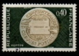 FRANCE    -  1968 .  Y&T N° 1542 Oblitéré .     Chèques Postaux - Usati