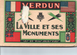 VERDUN : Carnet De 20 Cartes - La Ville Et Ses Monuments - Verdun