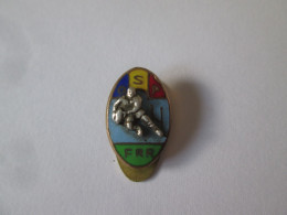 Rare! Insigne/pin Federation Roumanie De Rugby-OSP(1946-1949)/Romanian Rugby Federation-OSP(1946-1949)  Pin/badge - Other & Unclassified