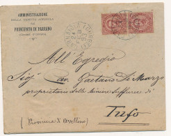 1893 CARNAIOLA (FABBRO) CERCHIO GRANDE CON TESTO DA TENUTA PARRANO - Poststempel