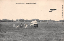 CASTELNAUDARY (Aude) - Souvenir D'Aviation - Avions - Ecrit (2 Scans) - Castelnaudary