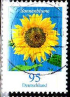 RFA Poste Obl Yv:2259/2260 Flore Sonnenblume & Rittersporn (Beau Cachet Rond) - Usados