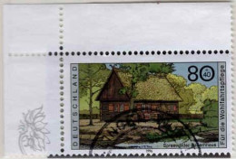 RFA Poste Obl Yv:1715/1719 Für Die Wohlfahrtspflege Fermes Typiques Coin De Feuille (TB Cachet Rond) - Used Stamps