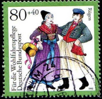 RFA Poste Obl Yv:1528/1532 Für Die Wohlfahrtspflege Costumes Traditionnels (Beau Cachet Rond) - Used Stamps