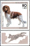 RFA Poste N** Yv:1629/1633 Für Die Jugend Chiens Bord De Feuille - Unused Stamps