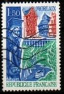 FRANCE    -  1966 .  Y&T N° 1505  Oblitéré .    MORLAIX - Used Stamps