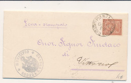 1889 PIANZANO (GODEGA DI SOPRA ) CERCHIO GRANDE - Storia Postale