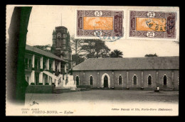 DAHOMEY - PORTO-NOVO - L'EGLISE - Dahomey