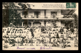 DAHOMEY - ECOLE LAIQUE DE PORTONOVO - PROFESSEURS ET ELEVES - Dahome