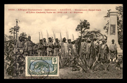 DAHOMEY - SAKETE - MONUMENT HENRI CIAT ET LEON CADEAU - CEREMONIE - Dahome