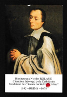 BEATO NICOLAS ROLAND - CON RELIQUIA - Mm. 75 X 114 - Religion & Esotérisme