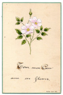 CPA  GAUFREE   FLEURS  EGLANTINE     -     POUR MON COEUR AVEC CES FLEURS - Other & Unclassified