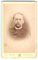 Photo Louis Bruère, Saarburg I. Lothr., Bürgerlicher Herr Avec Zwicker Et Vollbart  - Anonymous Persons