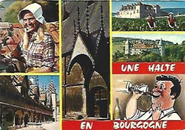 France & Marcofilia, Une Halte En Bourgogne, Multi, Dijon A Antuerpia Belgique 1979 (85) - Bourgogne