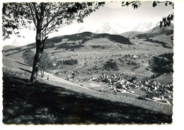 CPSM  Dentelée 10.5 X 15 Haute Savoie MEGEVE  Vue Générale L'aiguille Verte Le Mont Blanc Et Le Dôme Du Miaje - Megève