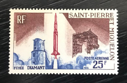 Timbre Neuf** Poste Aérienne Saint Pierre Et Miquelon 1966 Yt N° 33 - Unused Stamps