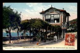 ITALIE - GRIMALDI-BALZI-ROSSI - RICORDO DEL RESTAURANT DES GROTTES - Sonstige & Ohne Zuordnung