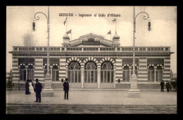 ITALIE - GENOVA - INGRESSO AL BILDO D'ALBARO - Autres & Non Classés