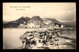 ITALIE - VENTIMIGLIA - CAVO MARINA - LAVANDIERES - LAVEUSE - LESSIVE - Andere & Zonder Classificatie