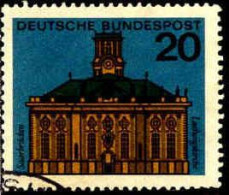 RFA Poste Obl Yv: 295D Mi:427 Saarbrücken Ludwigskirche (cachet Rond) - Usati