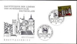 RFA Poste Obl Yv: 295C Mi:426 Stuttgart (TB Cachet à Date) Fdc Stuttgart 17-5-65 - 1961-1970