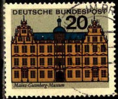 RFA Poste Obl Yv: 294 Mi:422 Mainz-Gutenberg-Museum (Obli. Ordinaire) - Gebraucht