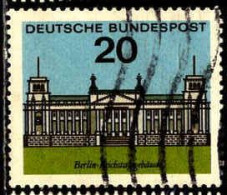 RFA Poste Obl Yv: 293 Mi:421 Berlin-Reichstagsgebäude (Lign.Ondulées) - Usati