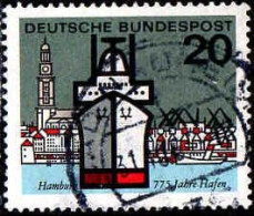 RFA Poste Obl Yv: 289 Mi:417 Hamburg Hafen (Beau Cachet Rond) - Usados